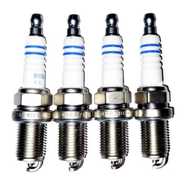 شمع موتورهای XU7 بنزینی و گاز سوز ، K4M ،TU3JP ، 1600 OHV ، 1600 INJ با گپ 0.9 میلی متر ( دست 4 عددی )  ایساکو – بوش (BOSCH) - Image 2