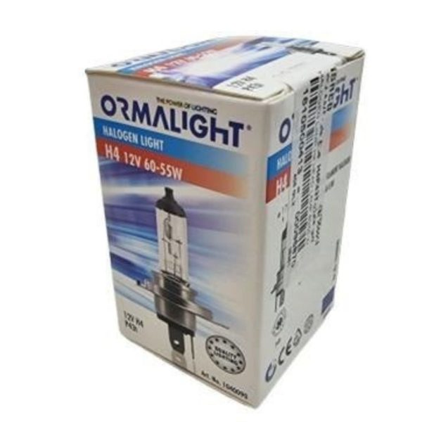 لامپ هالوژن H4P43Tچراغ جلو55/60 وات12 ولت با پایه گرد3خار3پایه بدون سیم پژو405 ایساکو – اورمالایت ORMALIGHT - Image 3