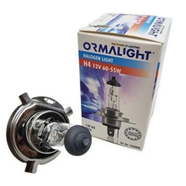 لامپ هالوژن H4P43Tچراغ جلو55/60 وات12 ولت با پایه گرد3خار3پایه بدون سیم پژو405 ایساکو – اورمالایت ORMALIGHT - Image 4