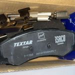 لنت ترمزدیسکی چرخ جلو(دست 4 عددی )-206-رانا(با PAD SPRING)  تکستار - ایساکو - Image 2