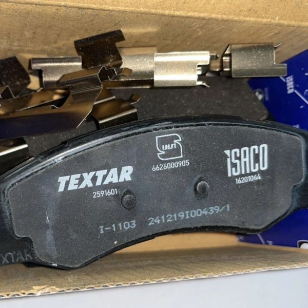 لنت ترمزدیسکی چرخ جلو(دست 4 عددی )-206-رانا(با PAD SPRING)  تکستار - ایساکو - Image 2