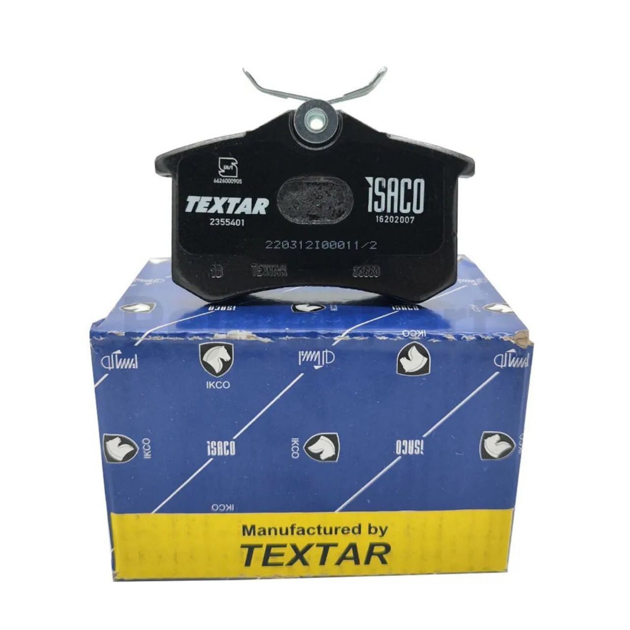 لنت ترمز چرخ عقب طرح پژو سمند-پارسیان ترمز لنت ترمزچرخ عقب(دست 4 عددی)(طرح پژو) سمند ایساکو – تکستار - Image 1