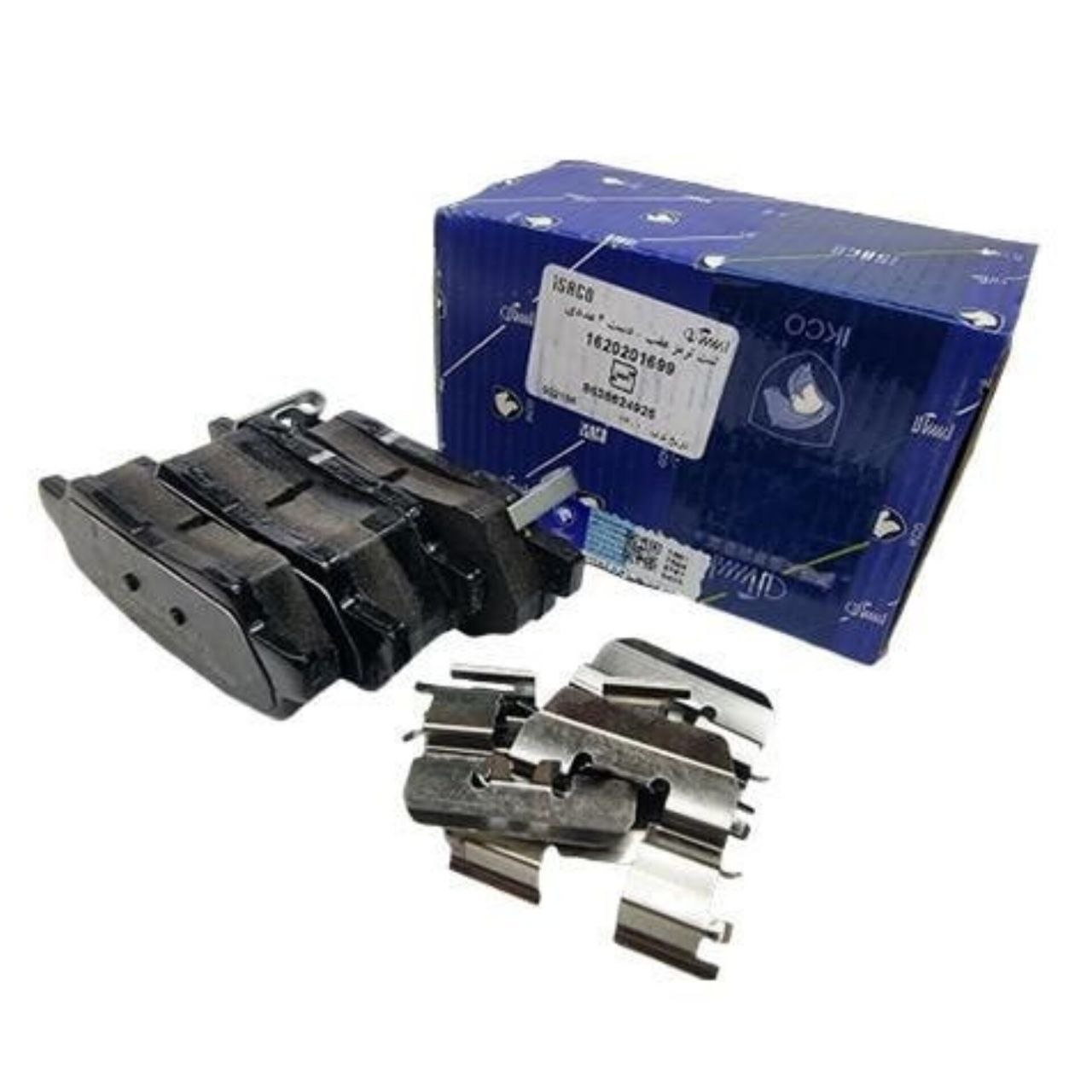 لنت ترمز چرخ عقب طرح کروز -206-3-ایساکو لنت ترمز عقب(طرح کروز)-دست 4 عددی پژو 207 ایساکو – گارانتی پلاس - Image 1