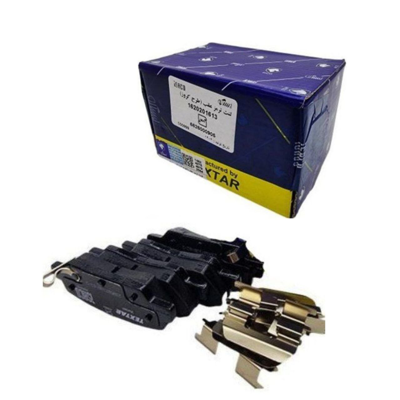 لنت ترمز عقب(طرح کروز)-دست 4 عددی پژو 207 ایساکو – تکستار